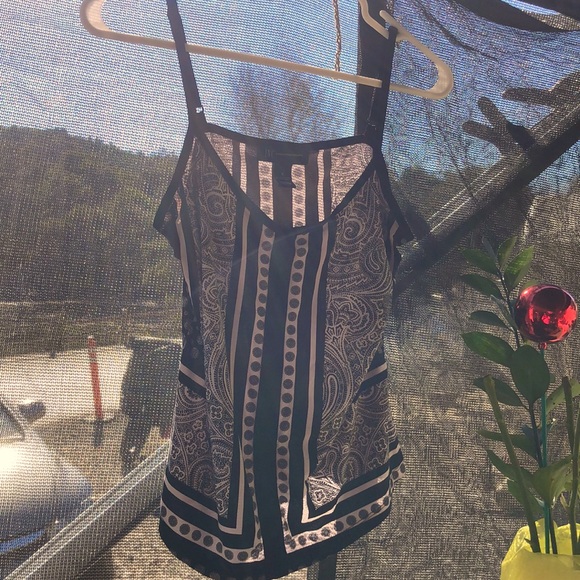 Black and white INC tank top - Picture 1 of 4